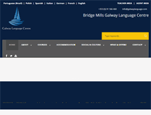 Tablet Screenshot of galwaylanguage.com